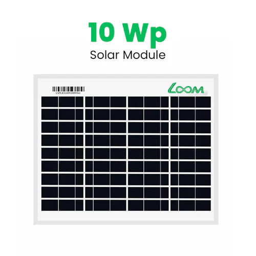 Loom Solar 10 Wp, 12 V PV Module for Mobile Charging