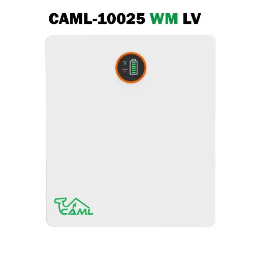 CAML 25.6 V 100 Ah, 2.56 kWh LiFePO4 Wall-Mount - Lithium Battery