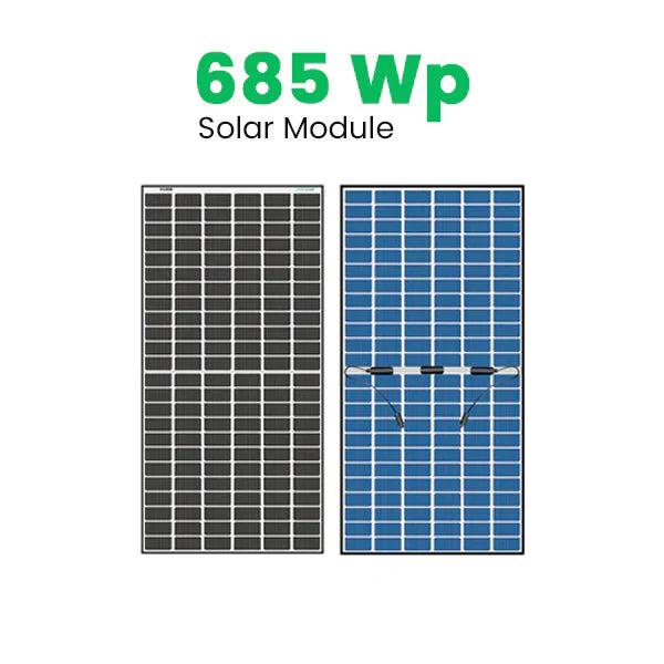 Loom Solar Panel - SHARK 685 Wp| N-Type Bifacial 12BB (Pack of 2)