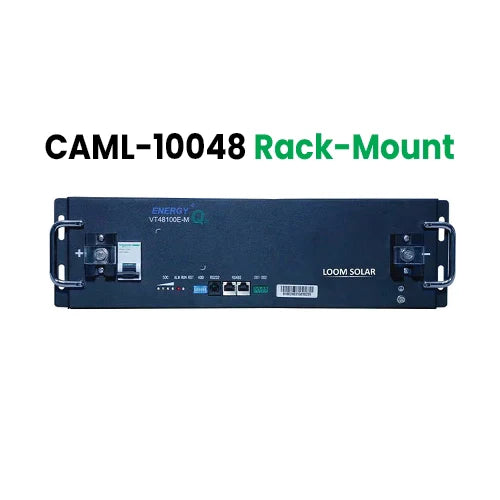 CAML 48 V 100 Ah, 5 kWh Lithium Battery - Rack Mount