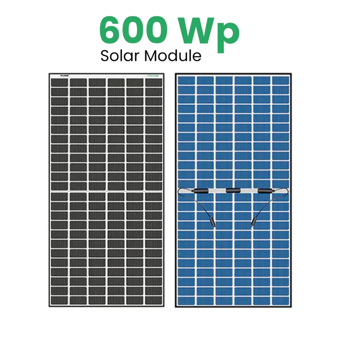 Loom Solar Panel - SHARK 600 Wp  N-Type TOPCon Bifacial 16BB (Pack of 2)