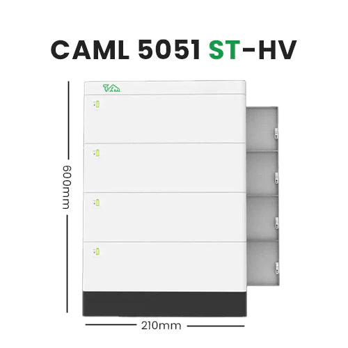 CAML 50 Ah, 204.8 V  10 kWh High-Voltage Stackable Lithium Battery