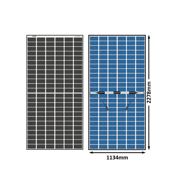 Loom Solar Panel - SHARK 590 Wp | N-Type TOPCon Bifacial 16BB (Pack of 2)